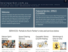 Tablet Screenshot of kevinparker.com.au